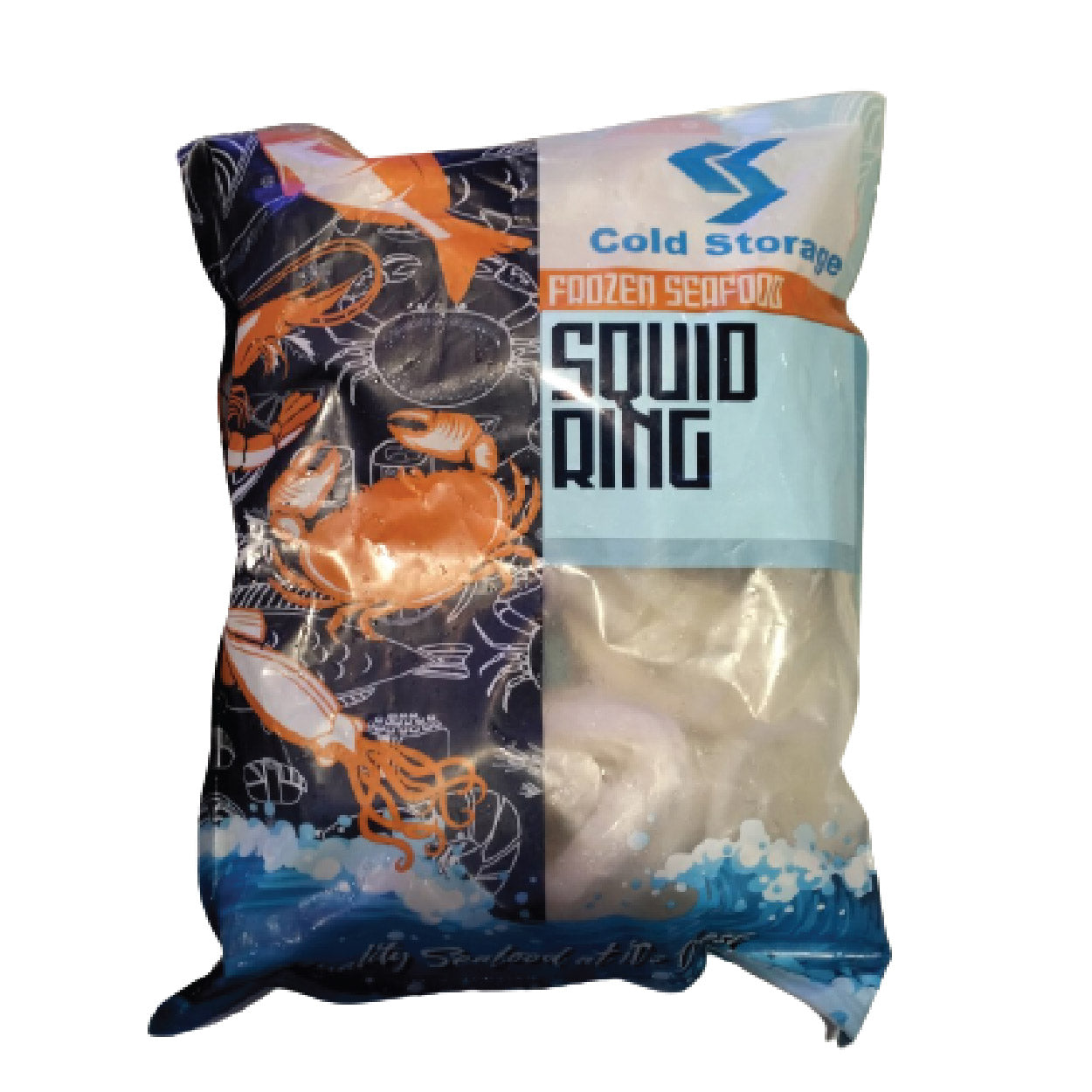 Cold Storage Frozen Seafood Squid Ring 500g