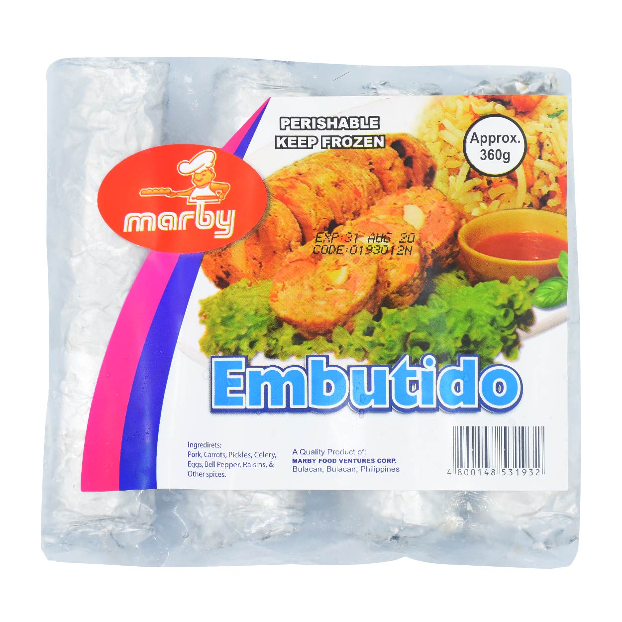Marby Pork Embutido 360g