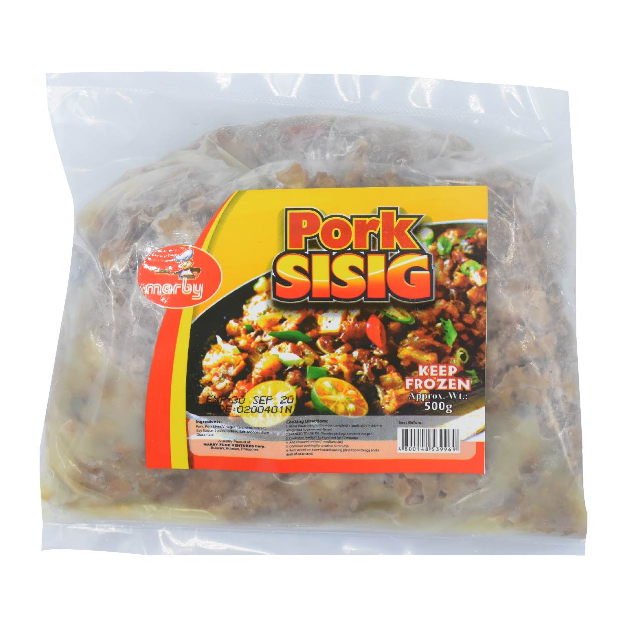 Marby Pork Sisig 500g