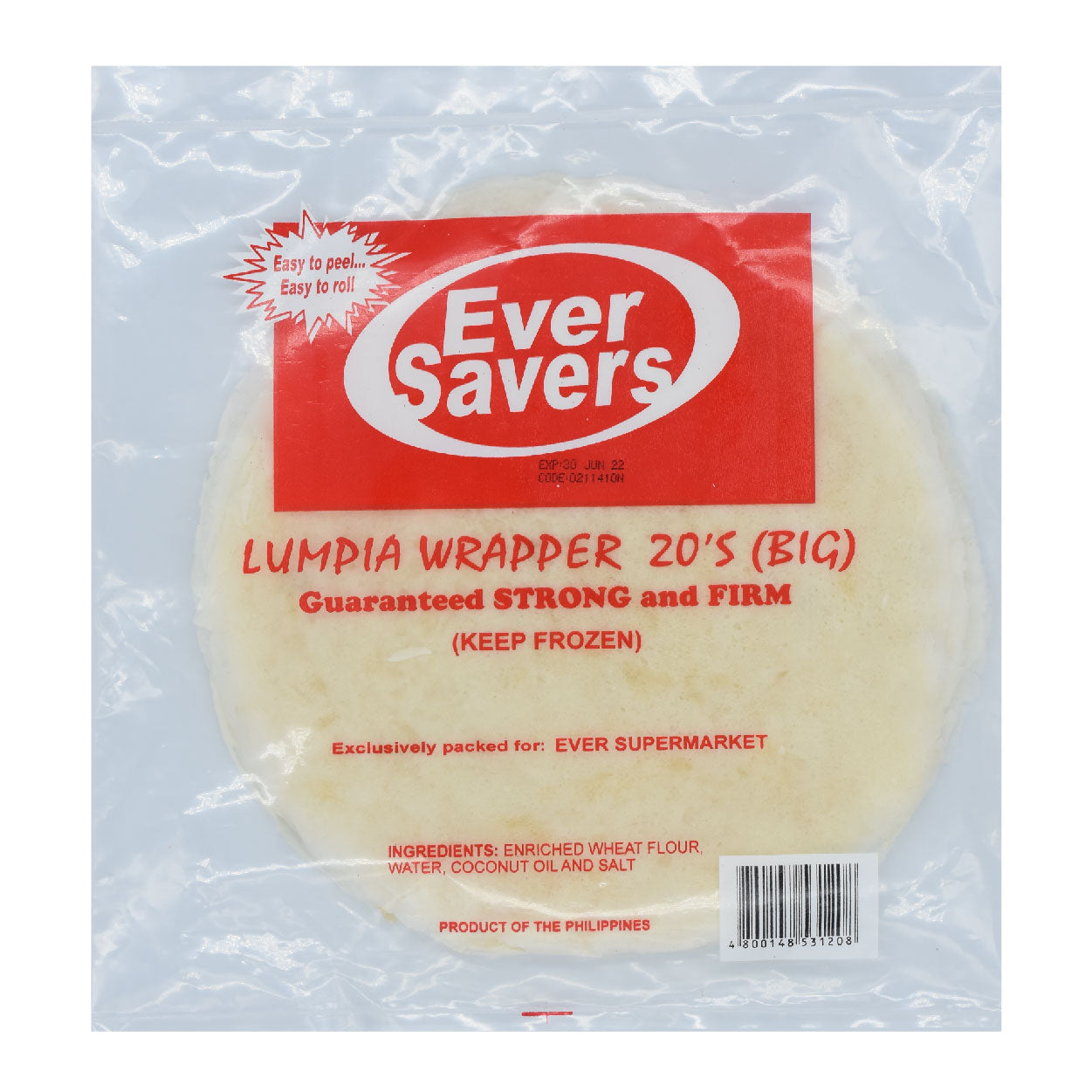 Ever Savers Lumpia Wrapper Big 20's