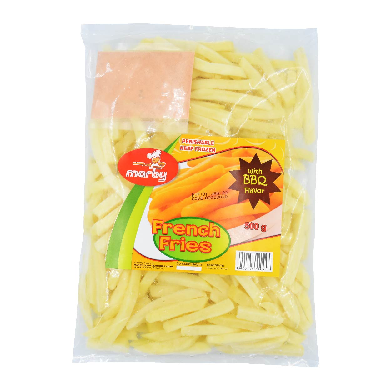 Marby French Fries with BBQ 500g