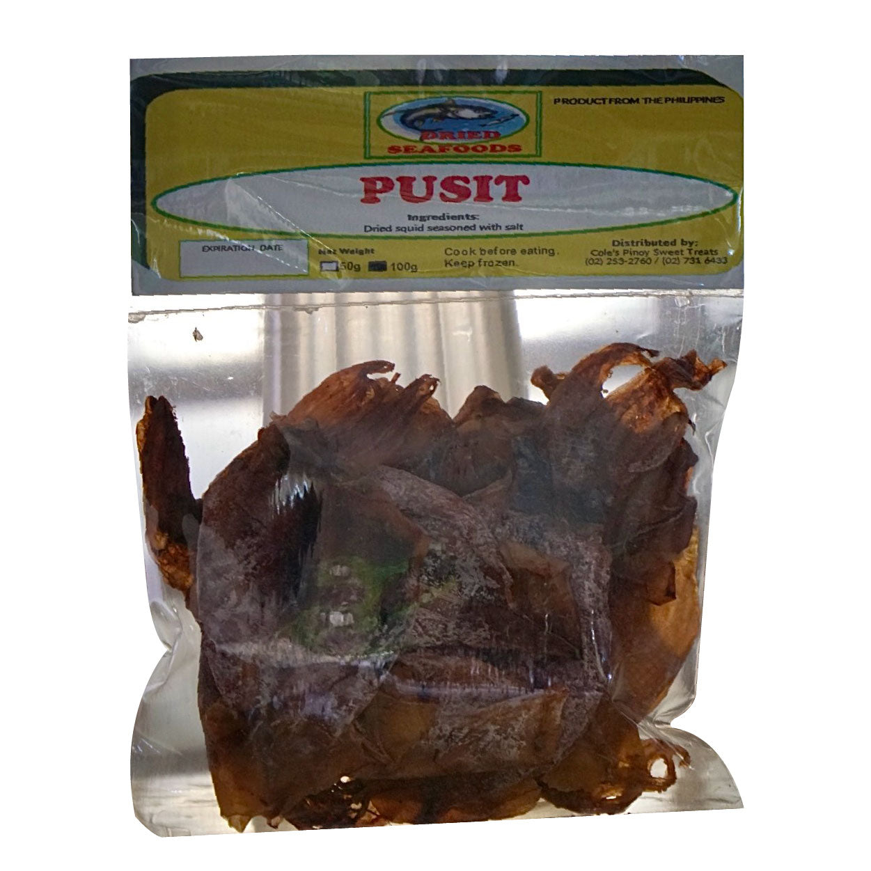 Coles Dried Seafoods Pusit 100g