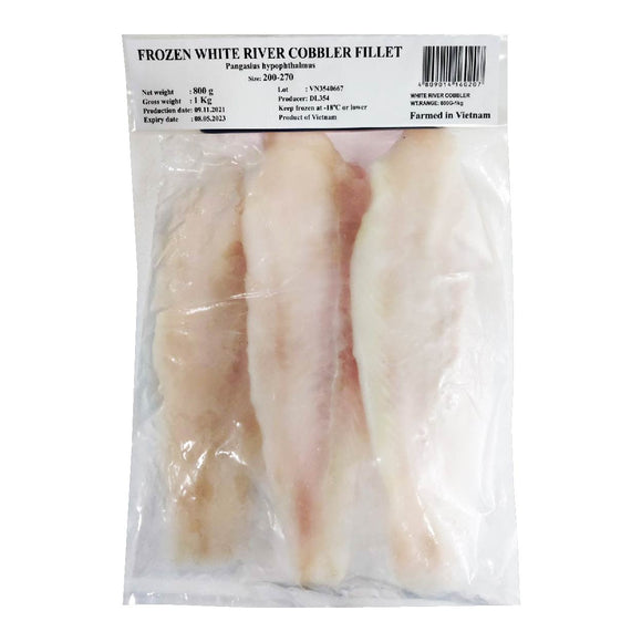 Frozen White River Cobbler Fillet Well Trimmed 1kg