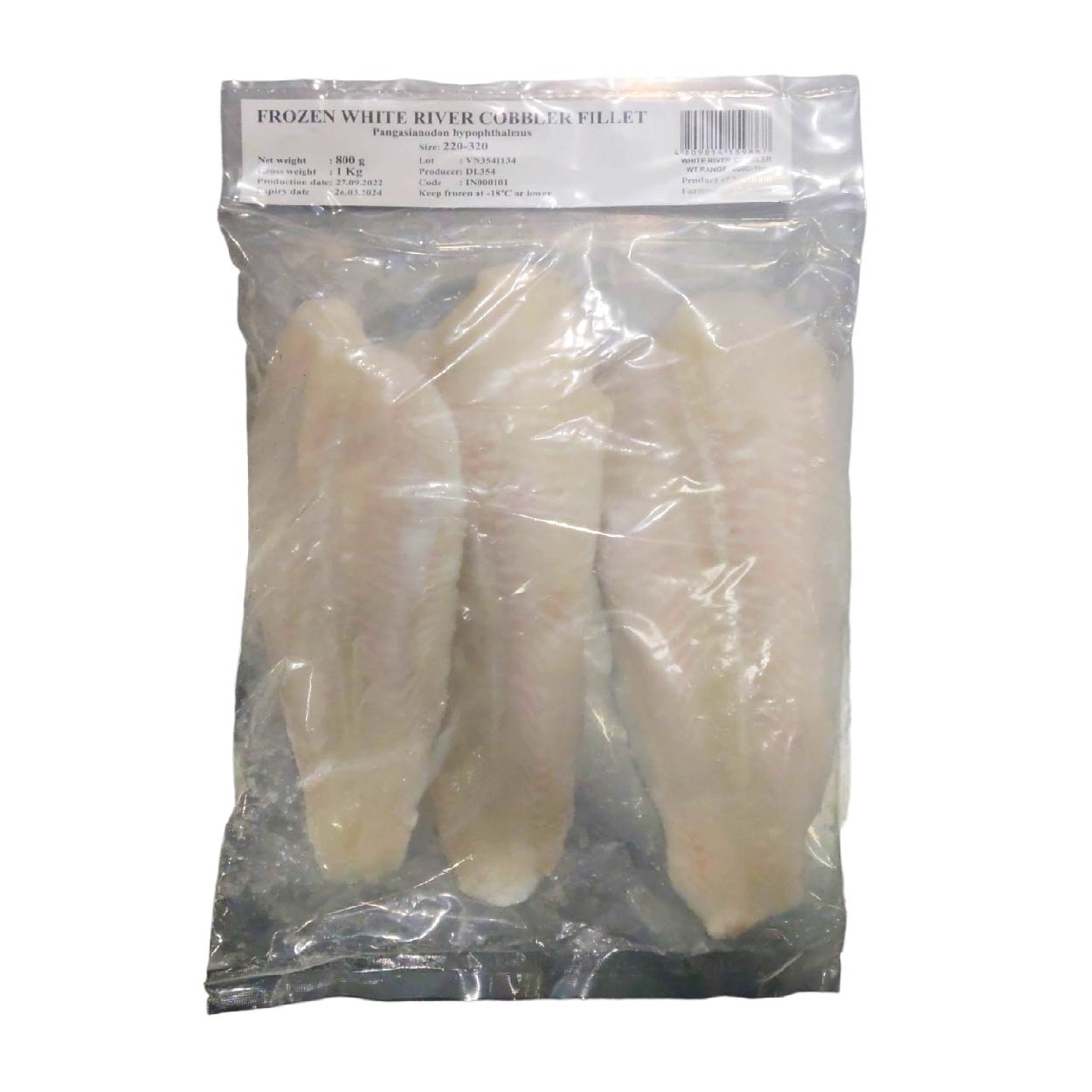 White River Cobbler Fish Fillet Frozen 1kg