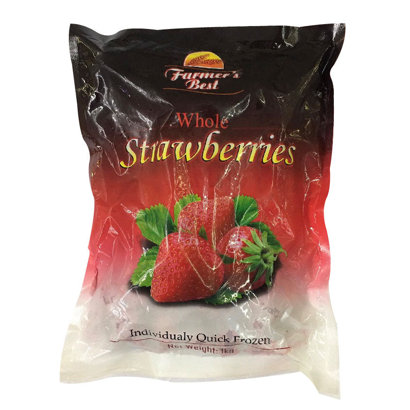 Farmer's Best Whole Strawberries Frozen 1kg
