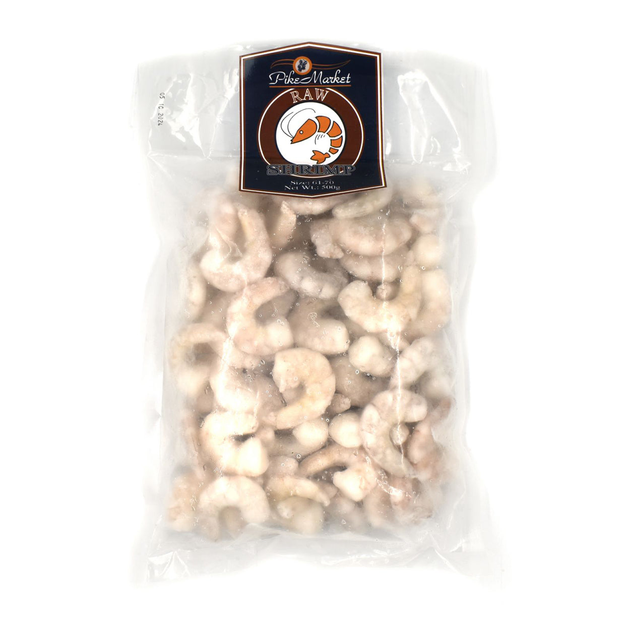 Pike Market Raw Shrimp Frozen 500g