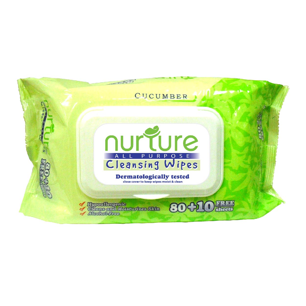 Nurture All Purpose Cleansing Wipes Cucumber 90s