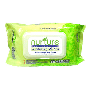 Nurture All Purpose Cleansing Wipes Cucumber 90s