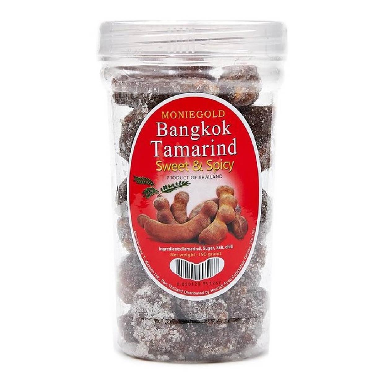 Moniegold Bangkok Tamarind Sweet & Spicy Candy 190g
