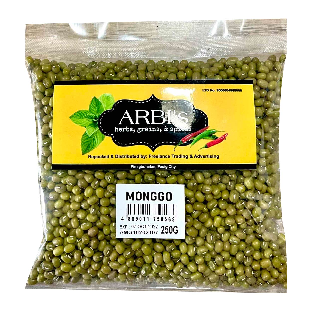 Arbi's Monggo Green 250g