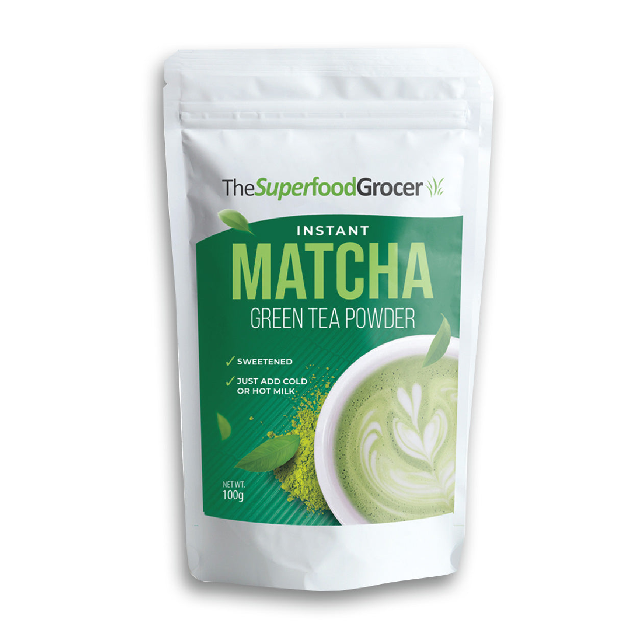 The Superfood Grocer Instant Matcha Green Tea Powder 100g