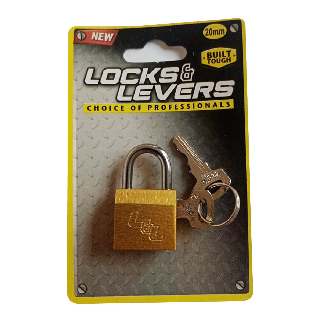 Locks & Levers Padlock Side Key 20mm