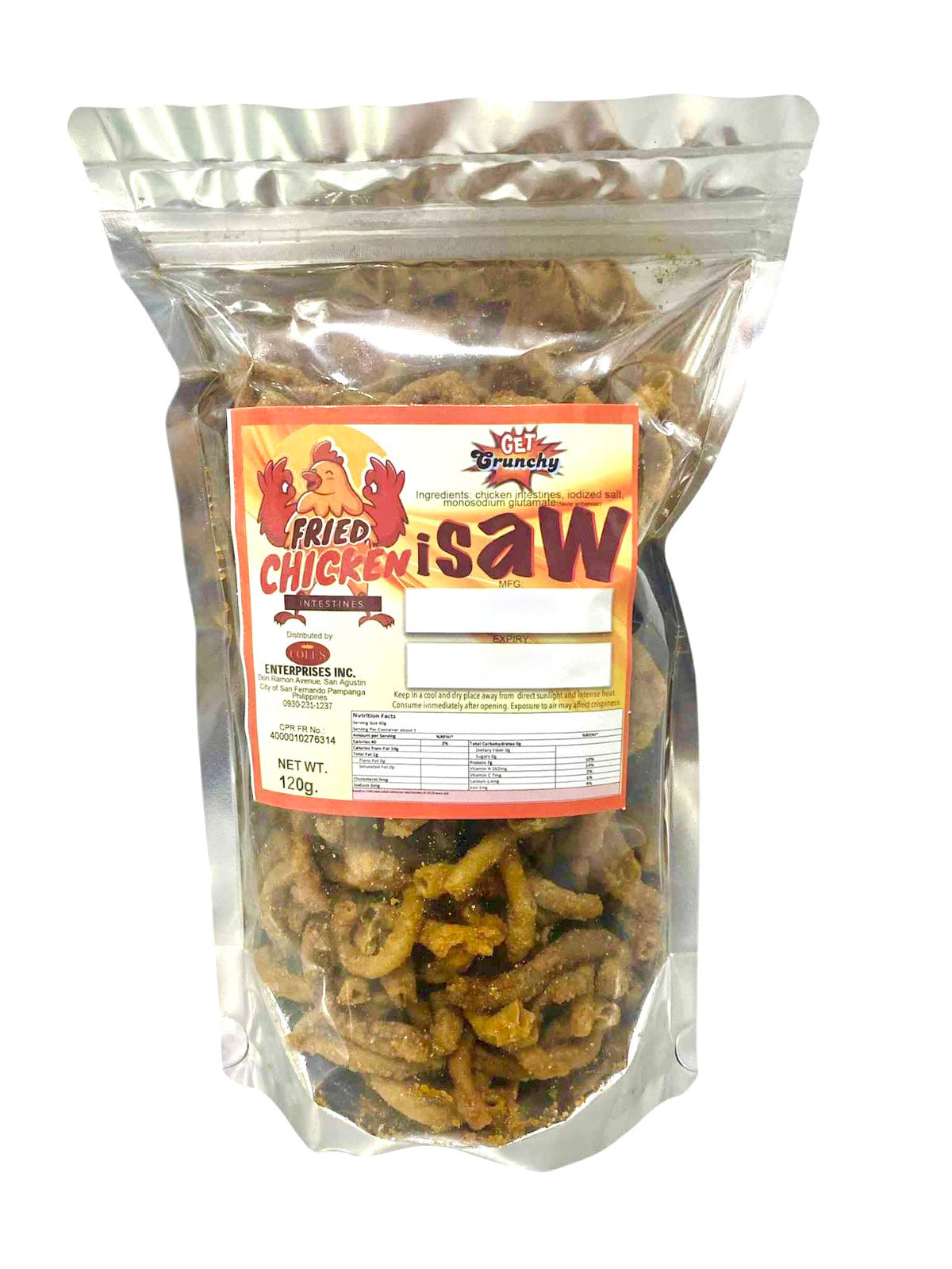 Coles Fried Chicken Isaw 120g