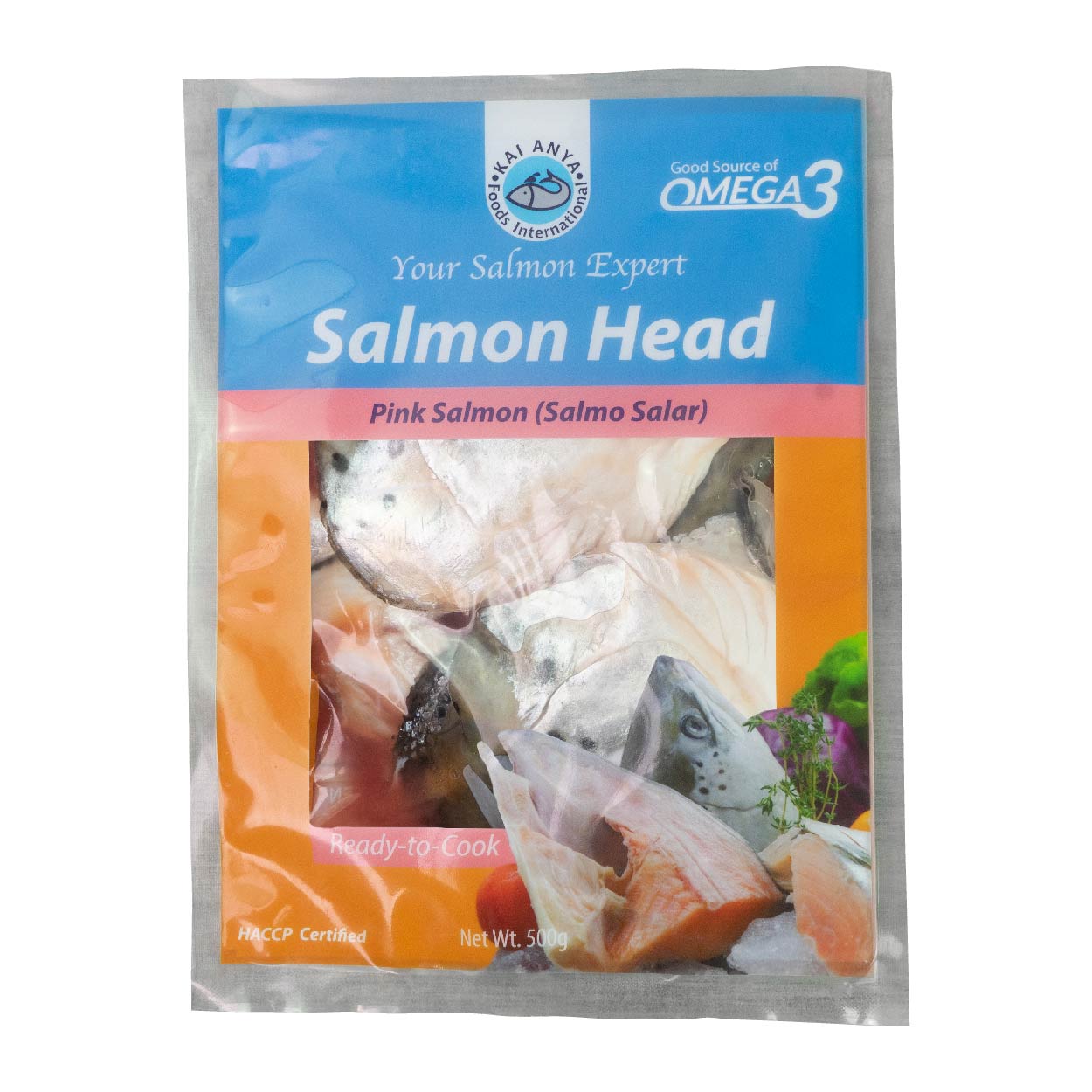 Kai Anya Ready To Cook Salmon Head Pink Salmon 500g