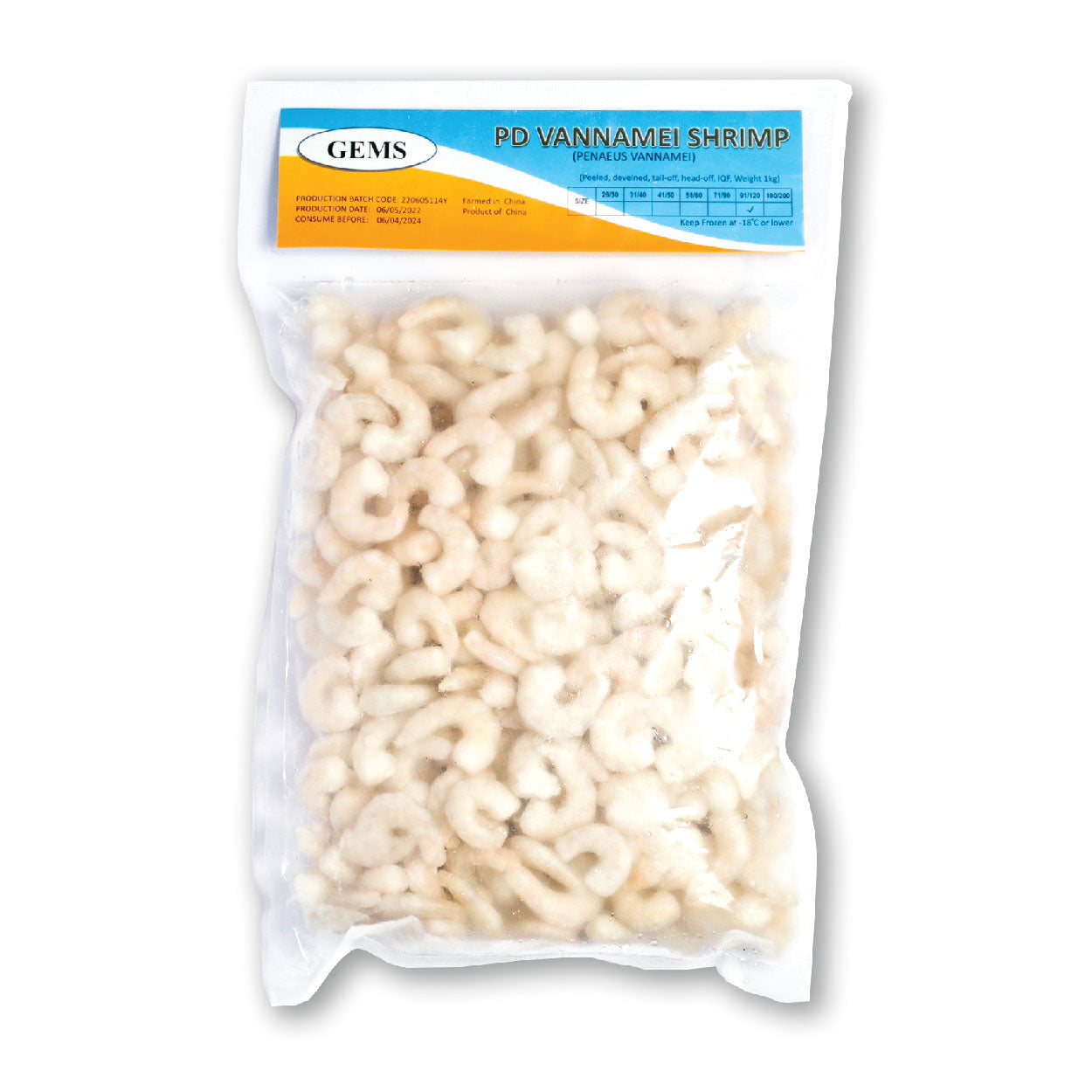 SMI PD Vannamei Shrimp Approximate 1kg