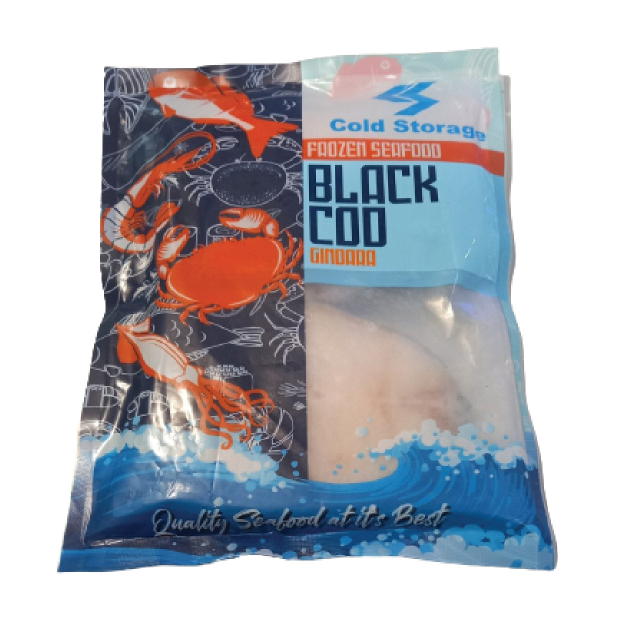 Cold Storage Frozen Seafood Black Cod Gindara Fish 500g