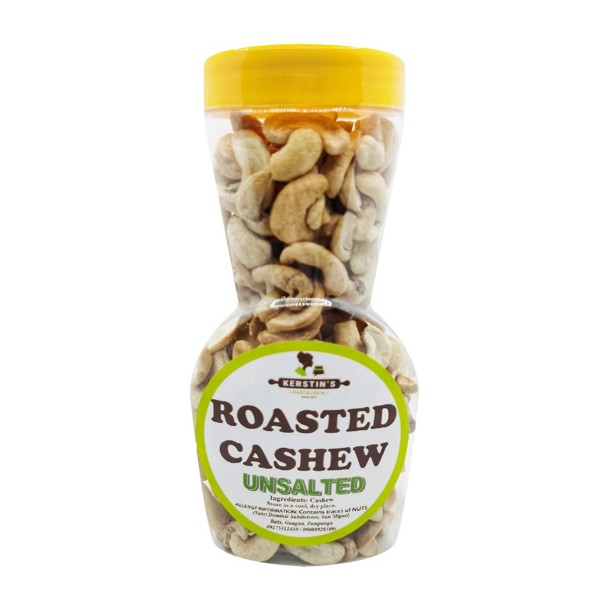 Kerstin's Roasted Cashew Unsalted 340g