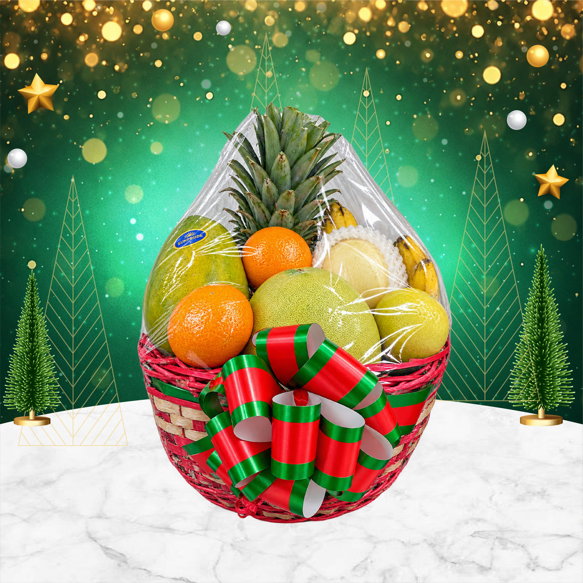 Dizon Christmas Fruit Basket Set 3