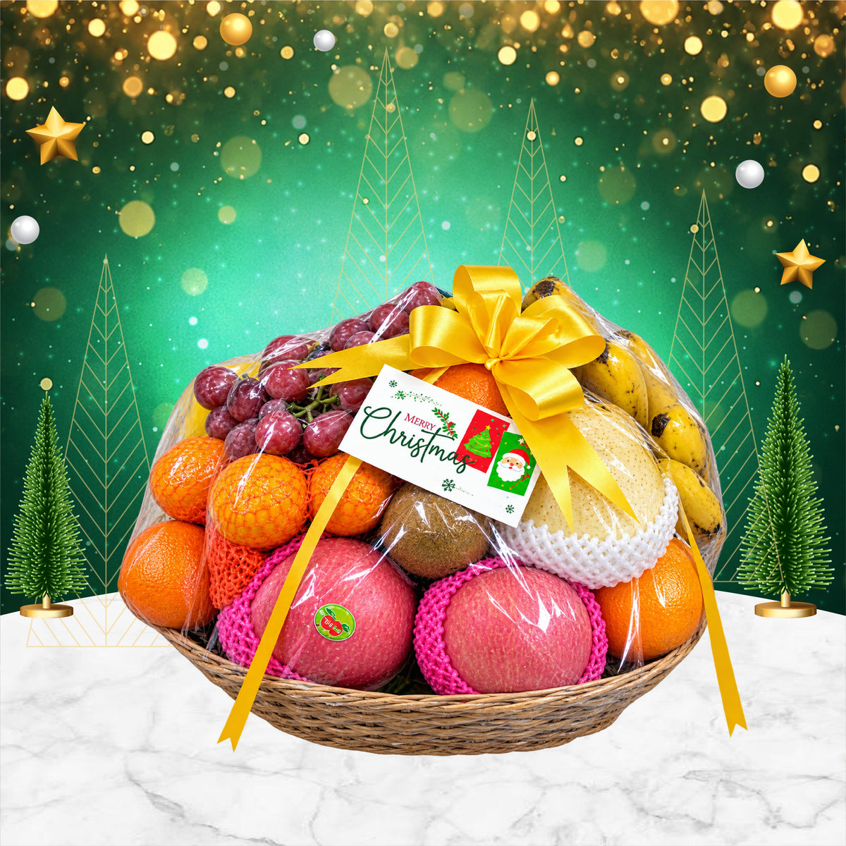 Sydarb Christmas Fruit Basket Set 2