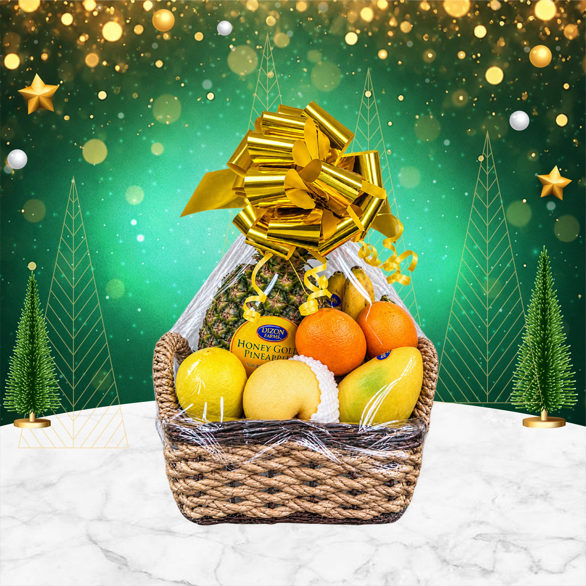Dizon Christmas Fruit Basket Set 4