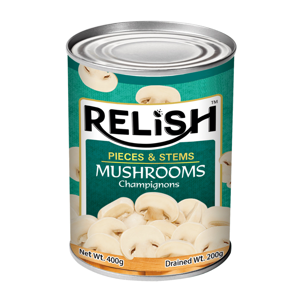 Relish Pieces & Stems Mushrooms 400g