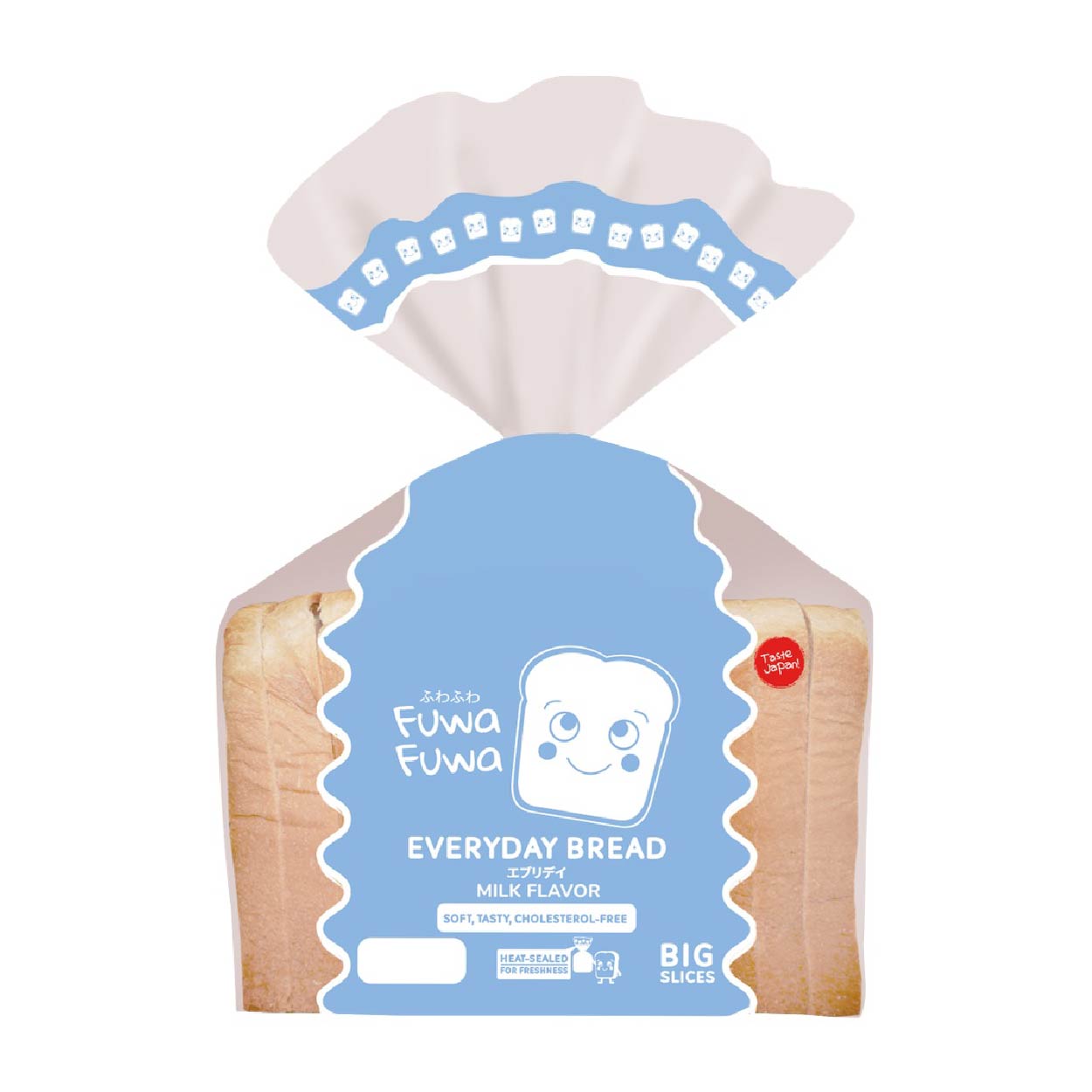 Fuwa Fuwa Everyday Bread Milk Flavor Big Slices 550g