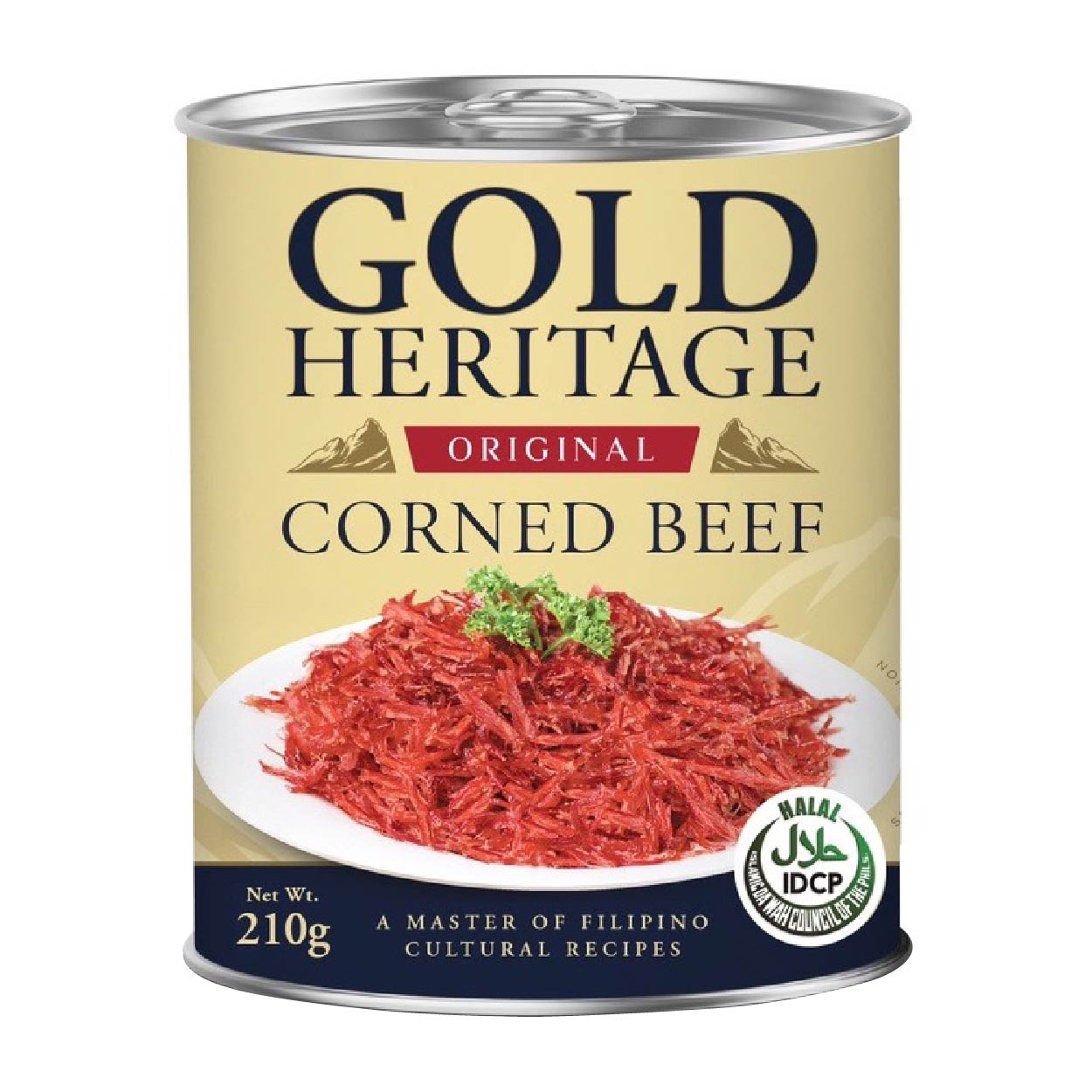 Gold Heritage Original Corned Beef Easy Open Can 210g