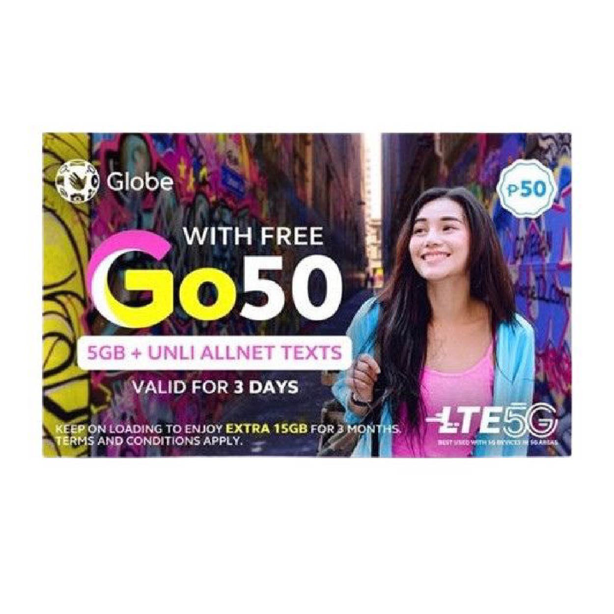 Globe LTE 5G Sim Card