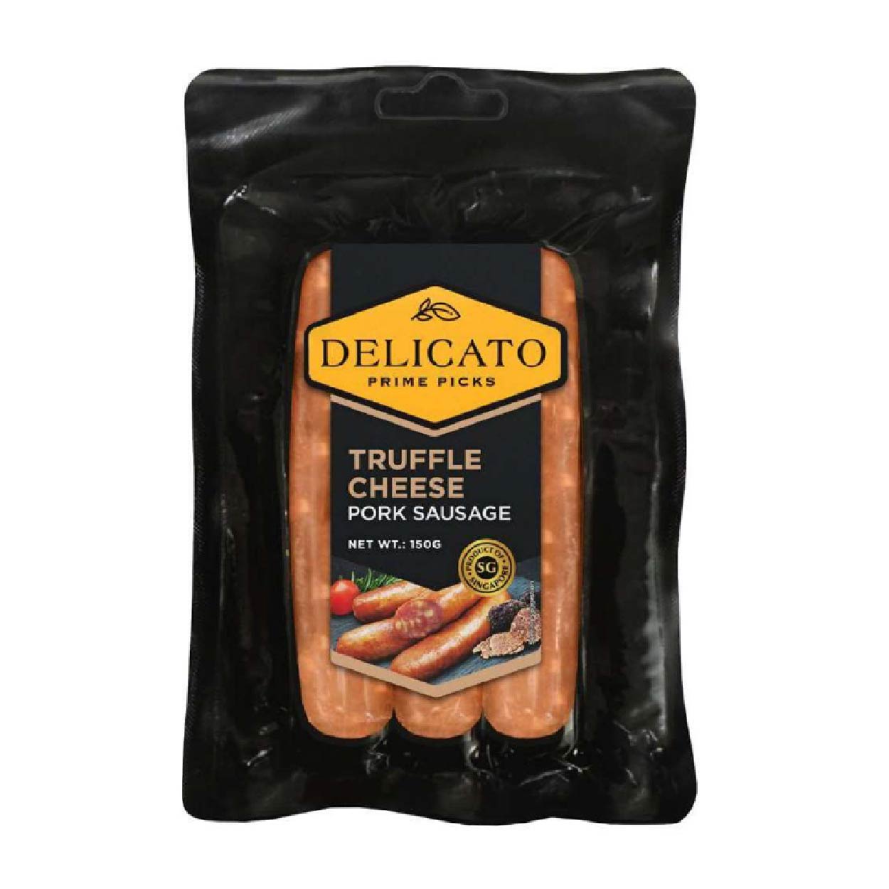 Delicato Truffle Cheese Pork Sausage 150g