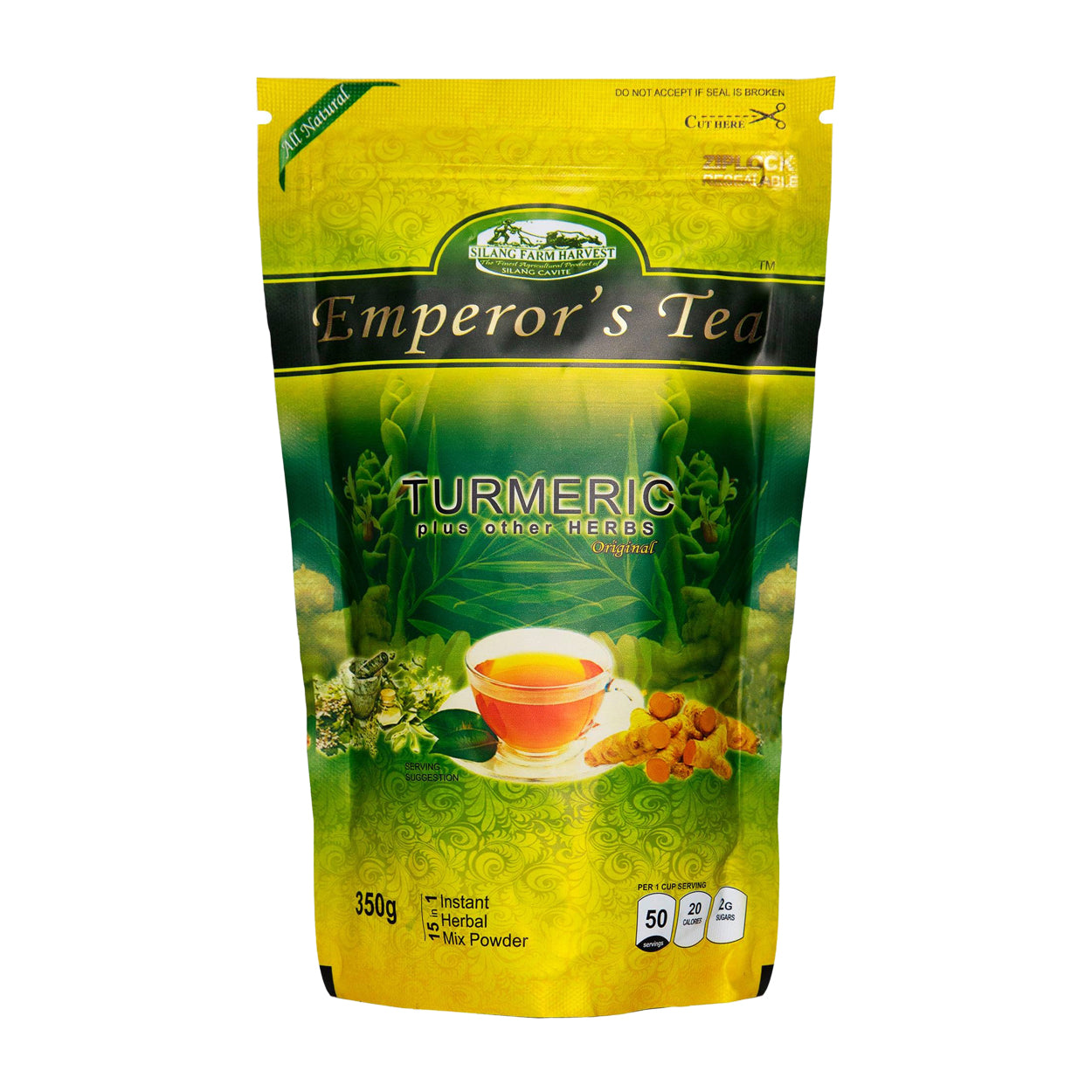 Emperor's Tea Turmeric 15in1 Instant Herbal Mix Powder 350g