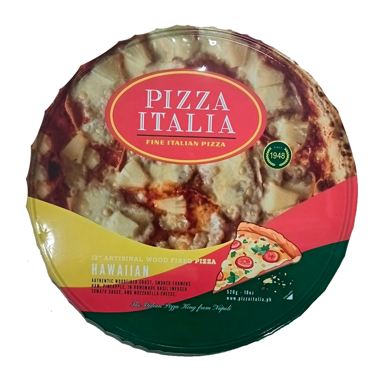 Pizza Italia Hawaiian 12in 520g