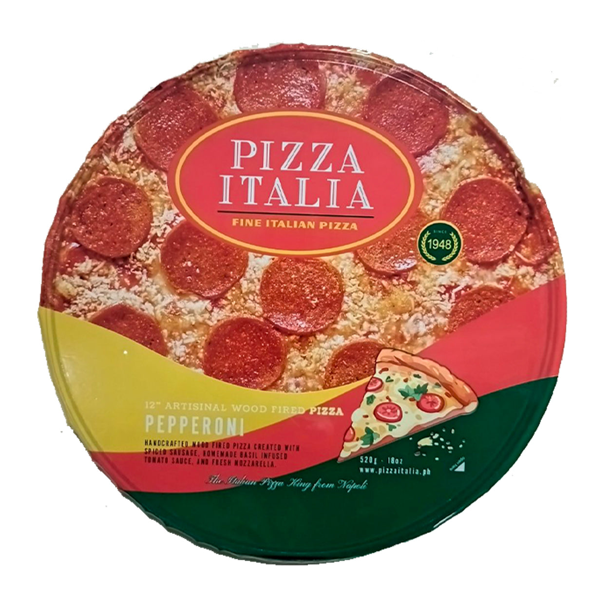 Pizza Italia Pepperoni 12in 520g