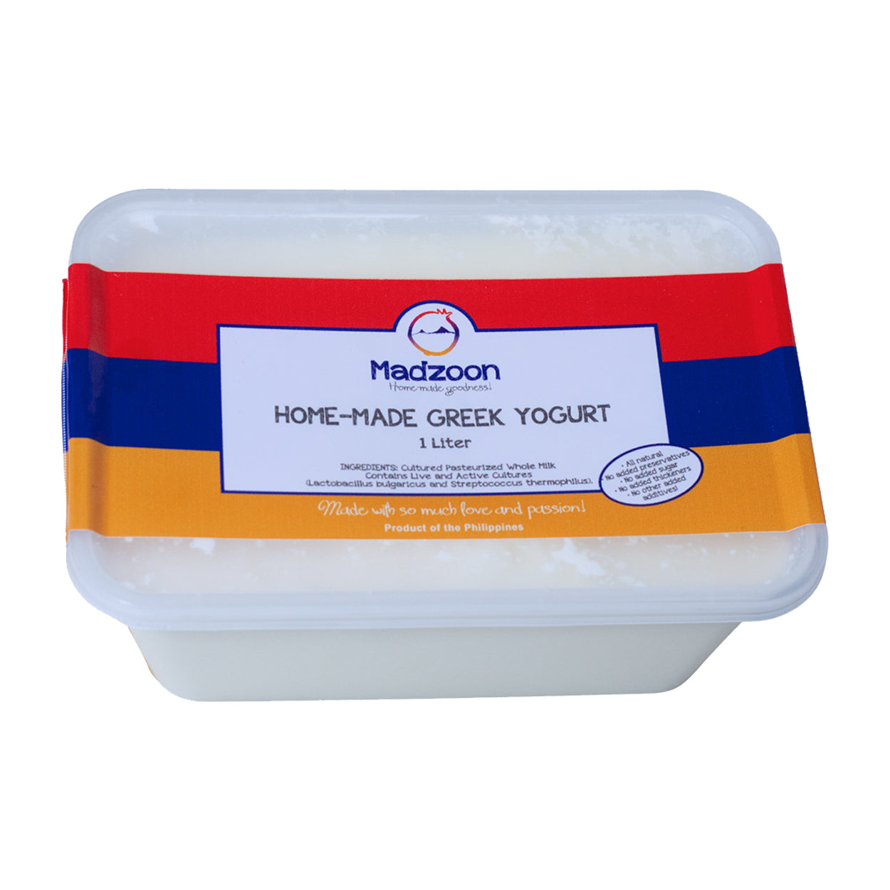 Madzoon Home-Made Greek Yogurt 1L