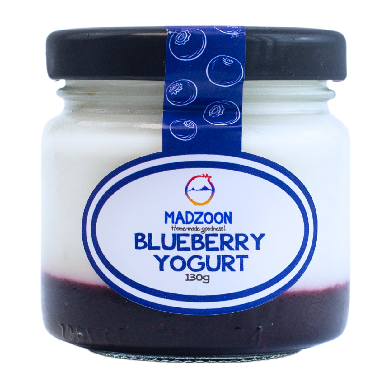 Madzoon Blueberry Yogurt Glass Jar 130g