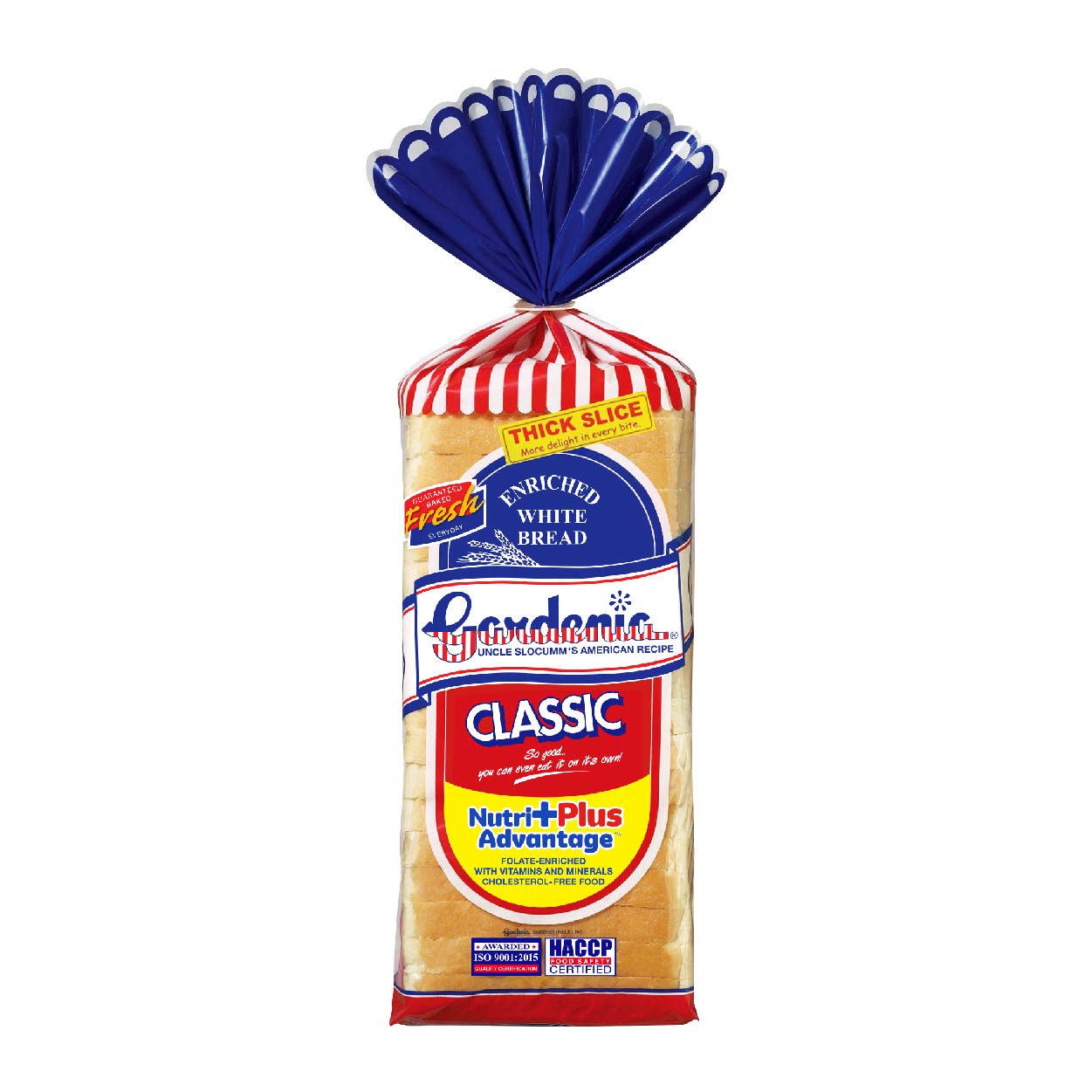 Gardenia Thick Sliced White Bread Classic Loaf 600g