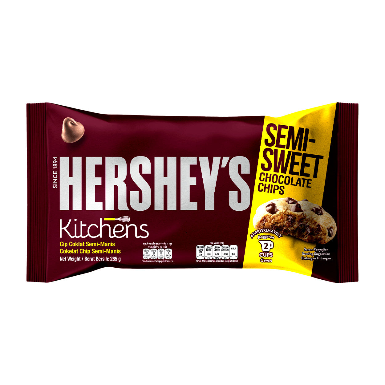 Hershey's Kitchen Semi Sweet Chocolate Chips 285g