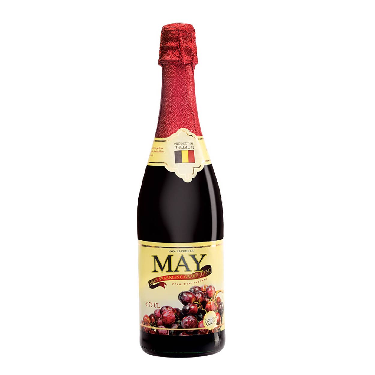 May 100% Sparkling Red Grape Juice 750ml