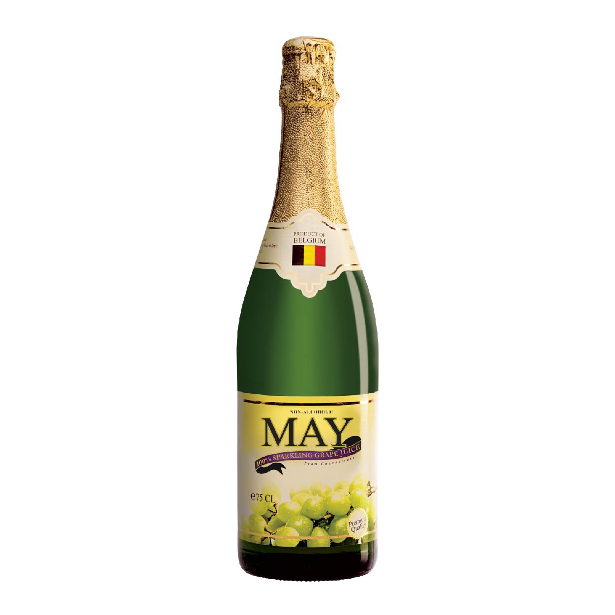 May 100% Sparkling White Grape Juice 750ml