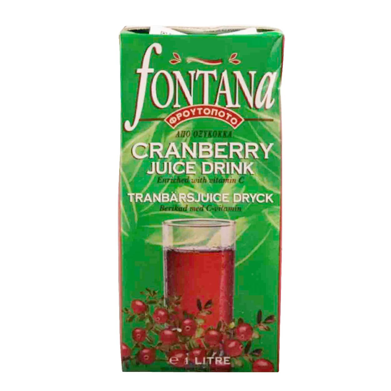 Fontana Cranberry Juice Drink 1L