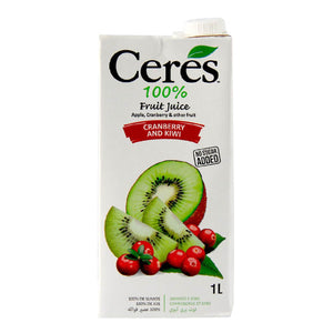 Ceres Cranberry & Kiwi Fruit Juice 1L