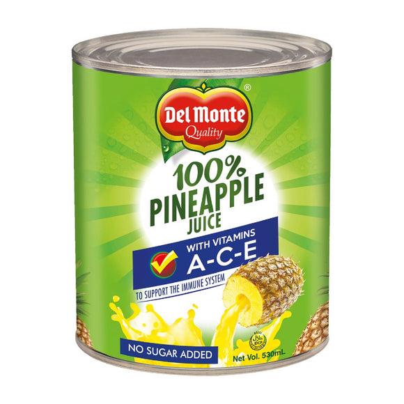 Del Monte 100% Pineapple Juice with ACE 530ml