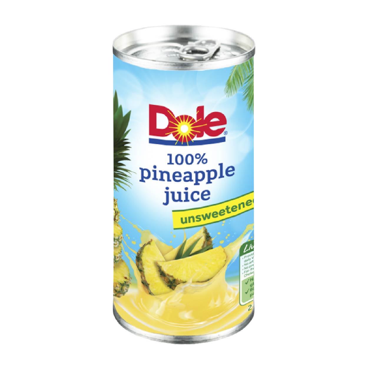 Dole 100% Pineapple Juice Unsweetened 240ml
