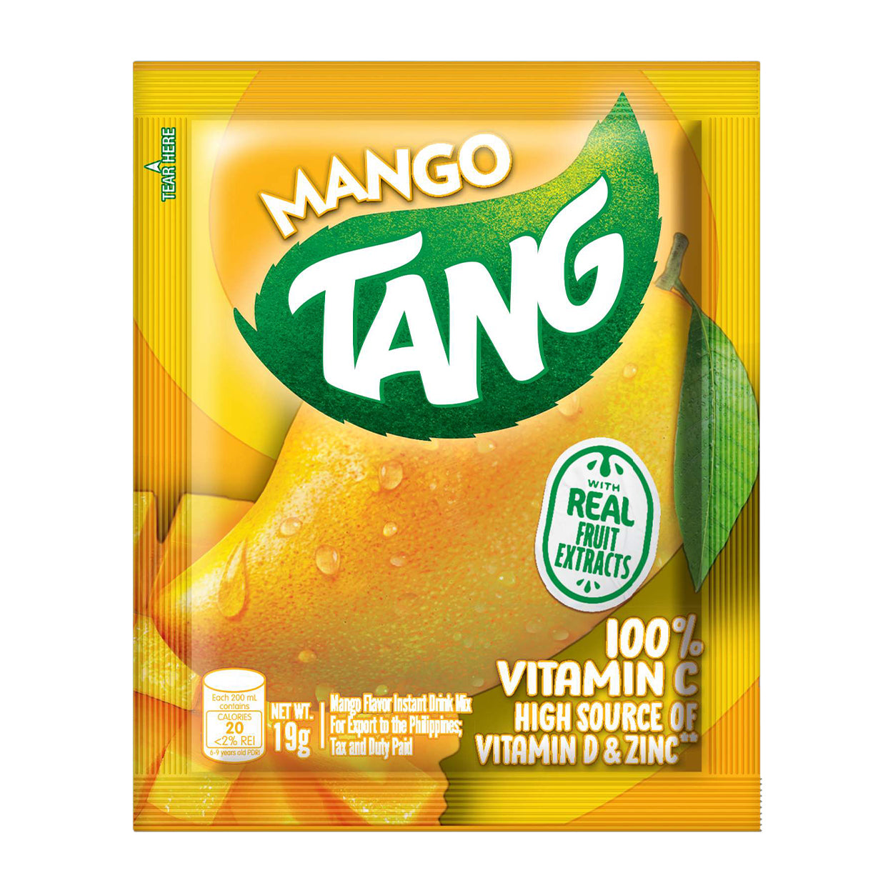 Tang Mango Flavor Instant Drink Mix 19g