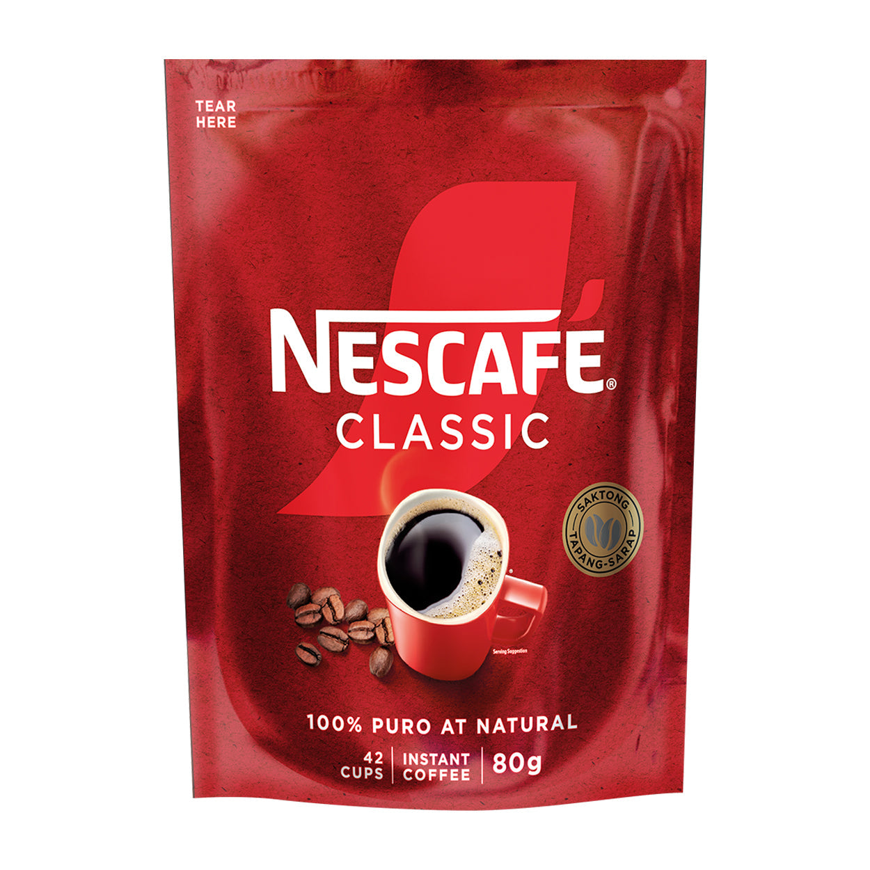Nescafe Clasic Instant Coffee Stand Up Pouch 80g