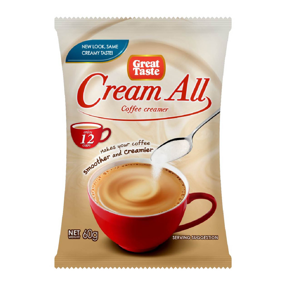 Great Taste Cream All Coffee Creamer 60g