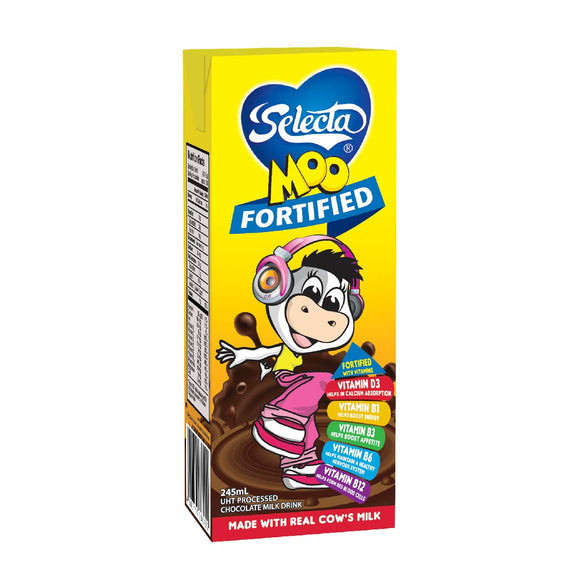 Selecta Moo Fortified Chocolate Milk Drink 245ml