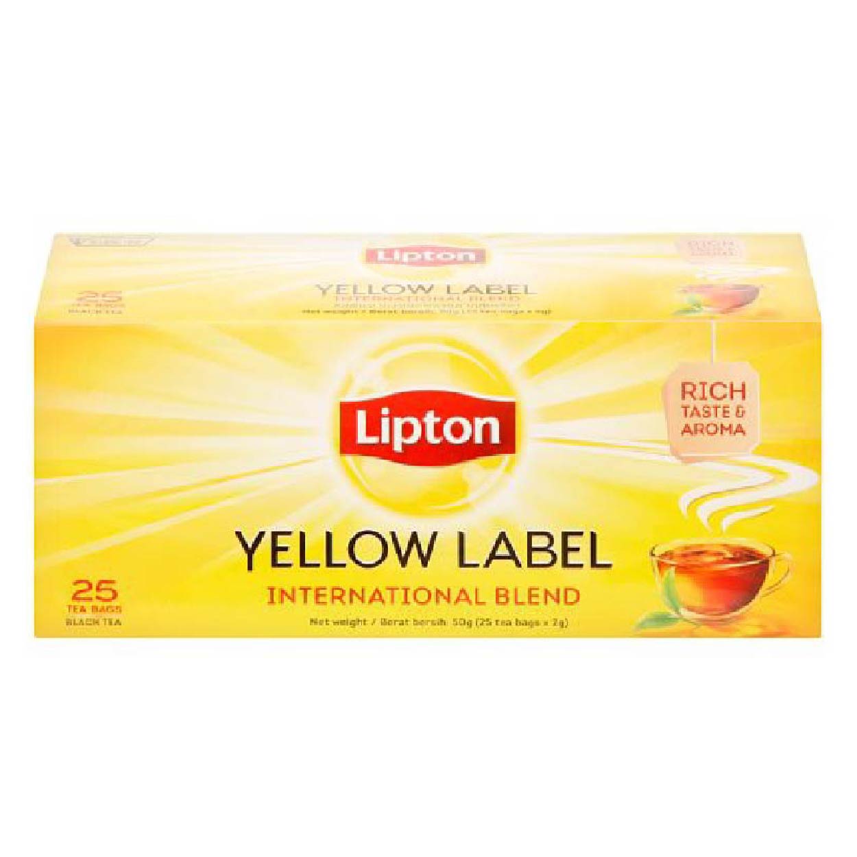Lipton Yellow Label Black Tea 25x2g