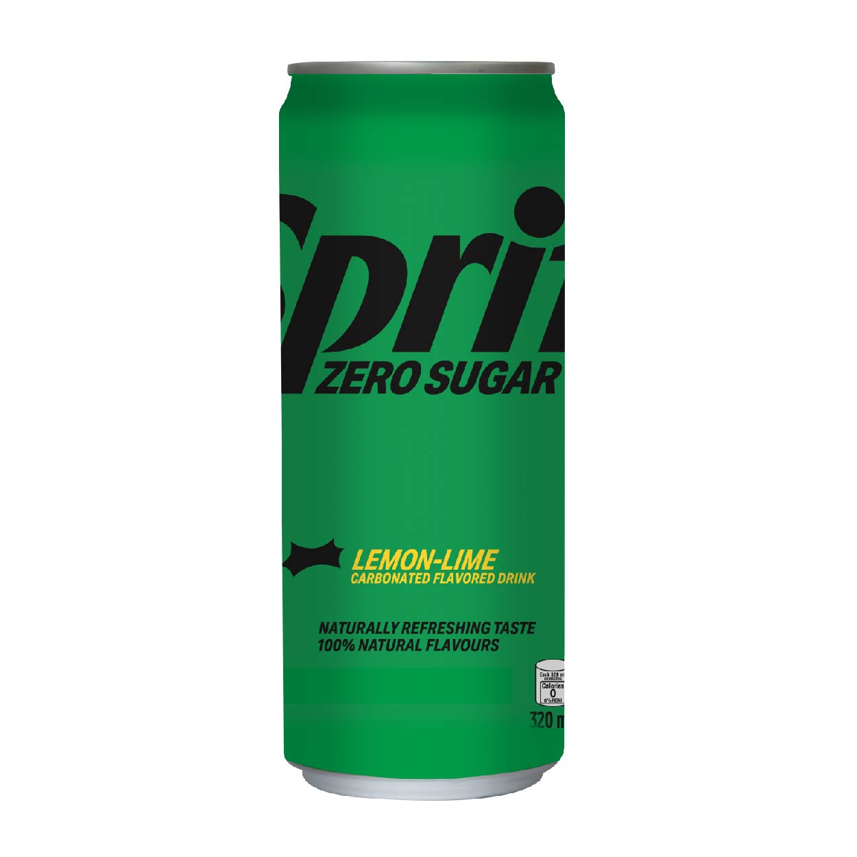 Sprite Zero Sugar Lemon Lime Carbonated Flavored Drink Can 320ml