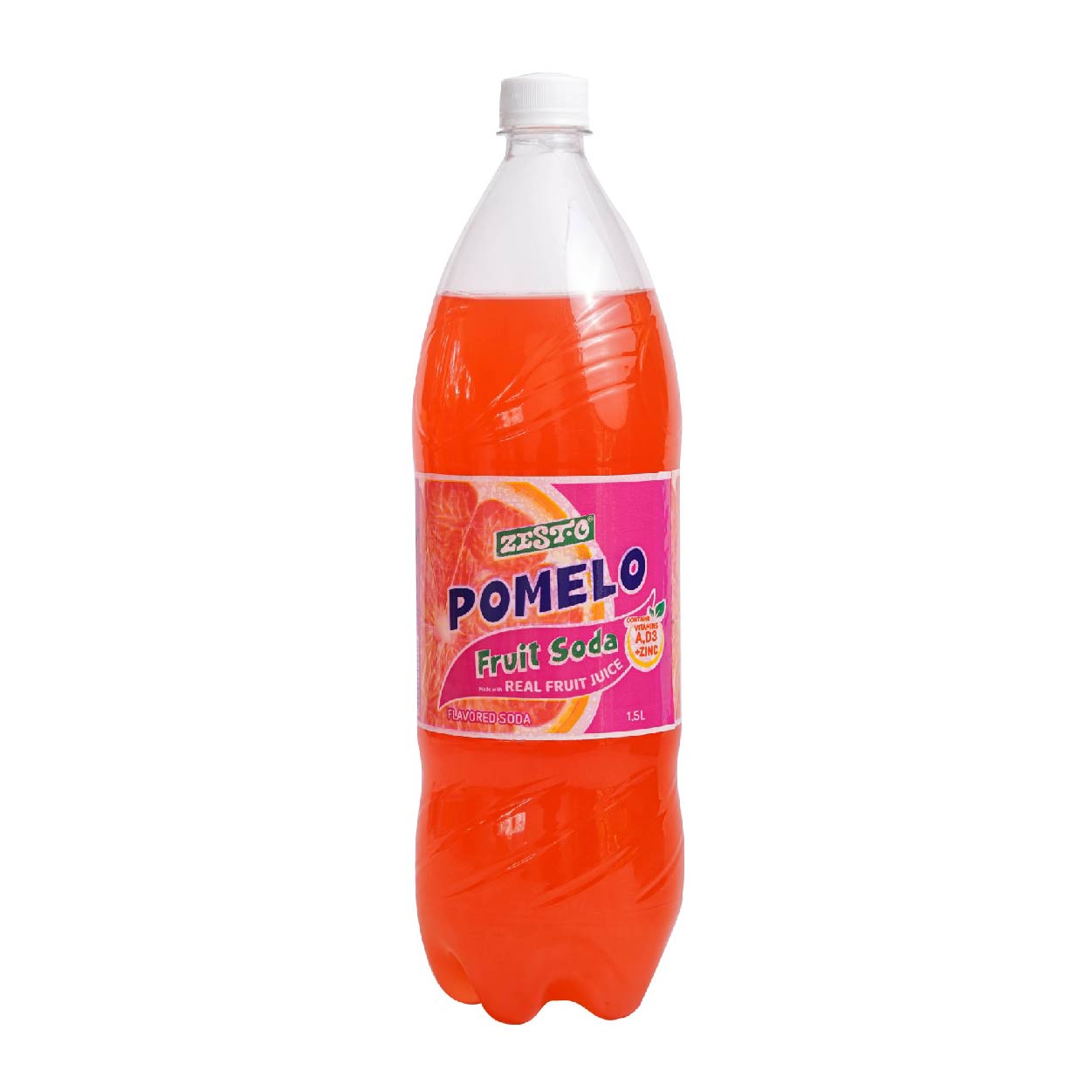 Zest-O Pomelo Fruit Soda PET 1.5L