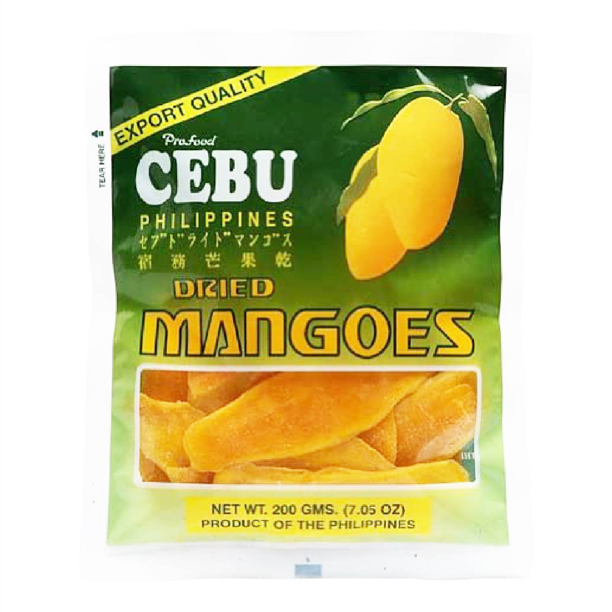 Cebu Dried Mango Sliced 200g
